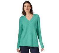 Cecil B303029 Cosy Long col en V, Aventurine Green Melange, M Femme