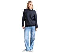 Cecil B303137 Pull structuré Bicolore, Bleu Universel, S Femme