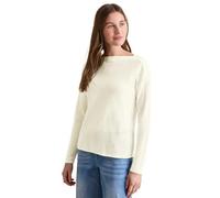 Cecil B303190 Pull avec Maille, Vanilla White, XXL Femme