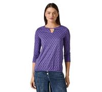 Cecil B322253 T-Shirt à Manches Longues avec découpe, Lilas Sauvage, XXL Femmes