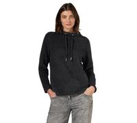 Cecil B322479 T-Shirt en Fil à Plumes, Noir, S Femmes