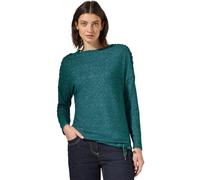 Cecil B322492 T-Shirt avec Fronces, Vert pétrole mélangé, XXL Femmes