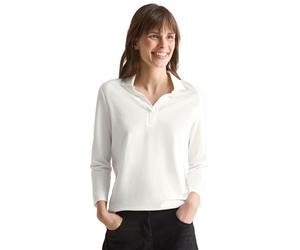 Cecil B322771 Polo piqué, Vanilla White, XL Femmes