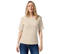Cecil B322914 T-Shirt, Beige Clair, XS Femmes