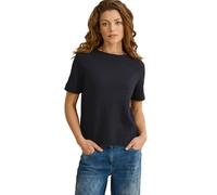 Cecil B322988 T-Shirt texturé, Bleu Universel, XL Femmes
