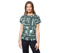 Cecil B323099 T-Shirt, Kaki Ardoise, XS Femmes