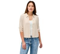Cecil B323528 Veste crêpe légère, Beige Clair, XL Femmes