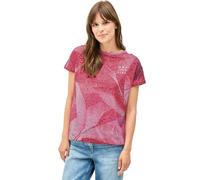 Cecil B323533 T-Shirt ombré Burn-Out, Rouge Pomme glacé, XXL Femmes