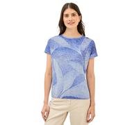 Cecil B323533 T-Shirt ombré Burn-Out, Urban Navy Blue, XXL Femmes