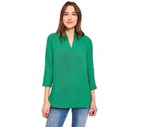 Cecil B343754 Blouse en Lin, Vert Feuille, L Femme
