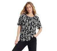 Cecil B344760 Chemisier imprimé Carmen, Noir, M Femmes, Black, M Women's