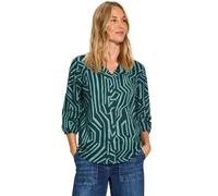 Cecil B344898 Chemisier en Coton léger, Vert Kaki, XS Femmes