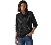 Cecil B344949 EOS_Hotfix Blouse, Noir, XL Femmes