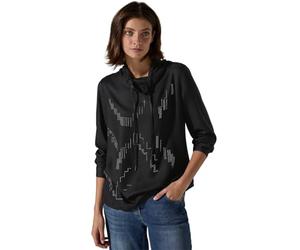 Cecil B344949 EOS_Hotfix Blouse, Noir, XL Femmes