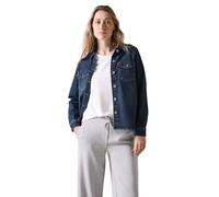 Cecil B344985 Veste en Jean, Mid Blue Used Wash, XL Femmes, Women's