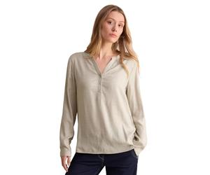 Cecil B345241 Chemisier à Look, Beige désert mélangé, M Femmes