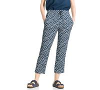 Cecil B377895 Pantalon 7/8 avec imprimé, Bleu pétrole foncé, M / 26L Femmes