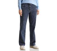 Cecil B378661 Jean Large bouclé à Jambes Larges, Mid Blue Wash, 36W / 32L Femmes