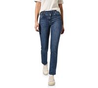 Cecil B378893 Jean Coupe Droite, Mid Blue Used Wash, 29W / 30L Femmes