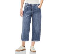 Cecil B379411 Jean rayé Large, Mid Blue Used Wash, 29W / 24L Femmes
