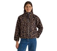 Cecil Blouson avec col montant et motif léon, moka crème, taille S
