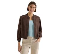 Cecil Blouson de couleur unie avec fermeture éclair marron cacao M