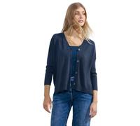 Cecil Cardigan à Forme boutonnée, Casual Denim Blue, M Femme