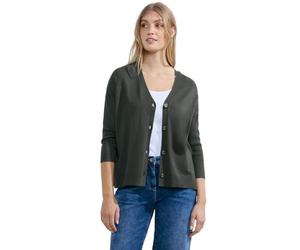 Cecil Cardigan à Forme boutonnée, Kaki Fort, S Femme