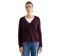 Cecil Cardigan avec détails structurés Eggplant Rouge XXL