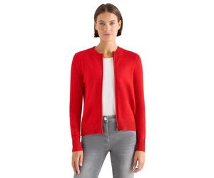 Cecil Cardigan Confortable avec Fermeture éclair Fiery Red Melange XXL