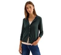 Cecil Cardigan pour Femme avec boutonnière, Vert d'encre, L