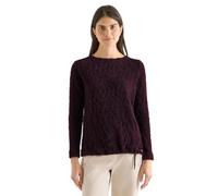 Cecil Chemise Jacquard Eggplant Rouge à Plumes, Taille XS