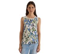 Haut-blouse à col rond et imprimé