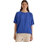 Cecil Chemisier à épaules dénudées, Couleur Unie, Bleu rivière, Taille XS