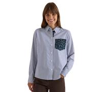 Cecil Chemisier à Rayures et Poche Poitrine Leo, Bleu, Taille XL