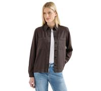 Cecil Chemisier coloré en Denim Macchiato Marron XXL
