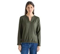 Cecil Chemisier de Couleur Unie Kaki XXL