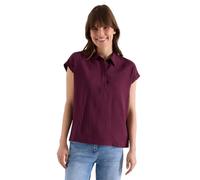 Cecil Chemisier de Couleur Unie Sweet Grape Red XXL