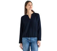 Cecil Chemisier de Couleur Unie Universelle Bleu L