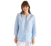 Cecil Chemisier en Lin mélangé de Couleur Unie Fresh Water Blue XL