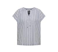 CECIL Chemisier gris / blanc, Taille XXL