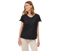 Cecil Chemisier pour Femme de Couleur Unie, Noir, XL