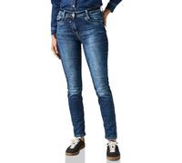 Cecil Damen B376494 Jeans Im Slim Fit, Mid Blue Wash, 27W / 30L EU
