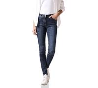 Cecil Damen B378099 Jeans Slim Fit, Mid Blue Wash, 36W x 32L