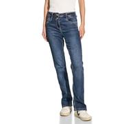 Cecil Damen B378530 Bootcut Jeans, Mid Blue Wash, 32W / 28L EU