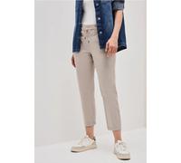 Cecil Femme 7/8 Pantalon Papertouch in Beige, Gr: XXL