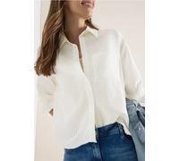 Cecil Femme Blouse à col chemise et rayures in Blanc, Gr: M