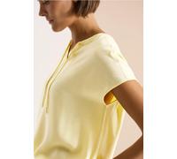 Cecil Femme Blouse à manches courtes avec mélange de structures in Jaune, Gr: XXL