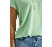 Cecil Femme Blouse à manches courtes avec mélange de structures in Vert, Gr: XL