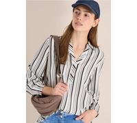 Cecil Femme Blouse à manches longues avec rayures multicolores in Blanc, Gr: M